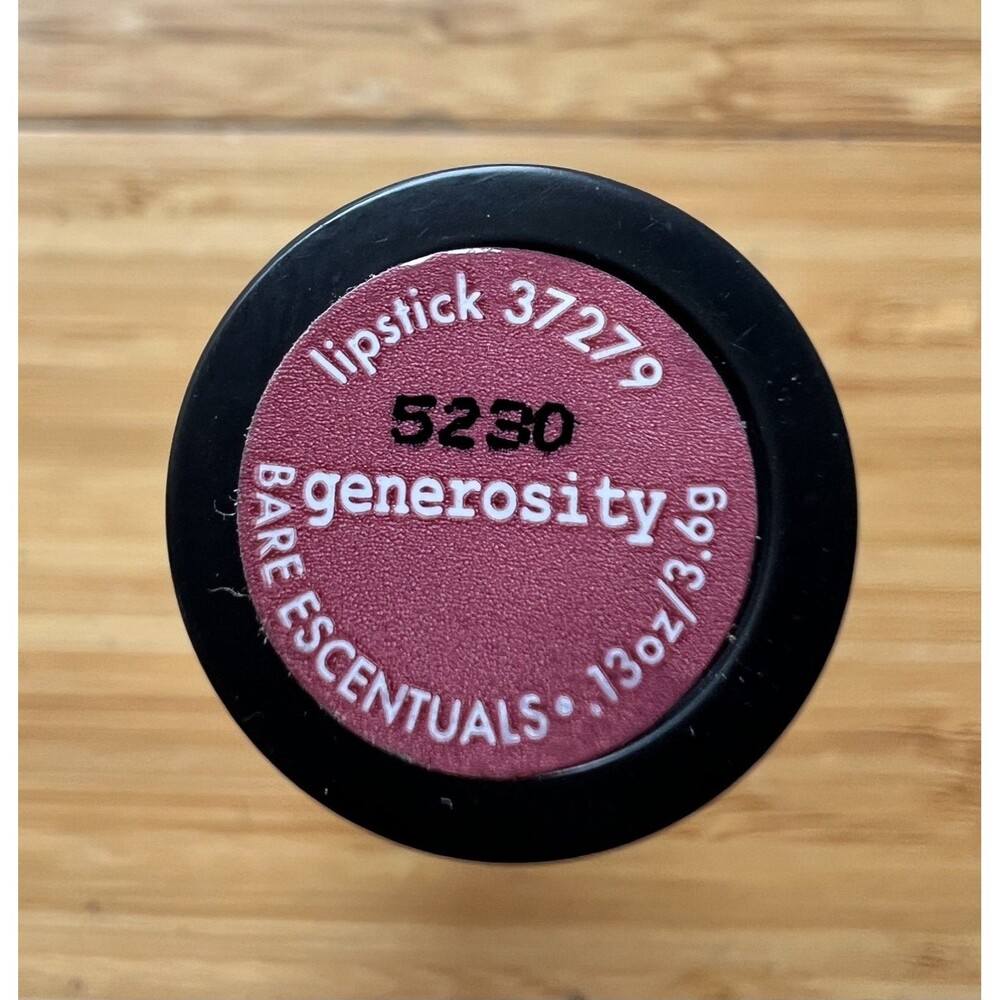 bareMinerals Bare Escentuals Generosity 100% Natural Lipstick Lipcolor-NEW